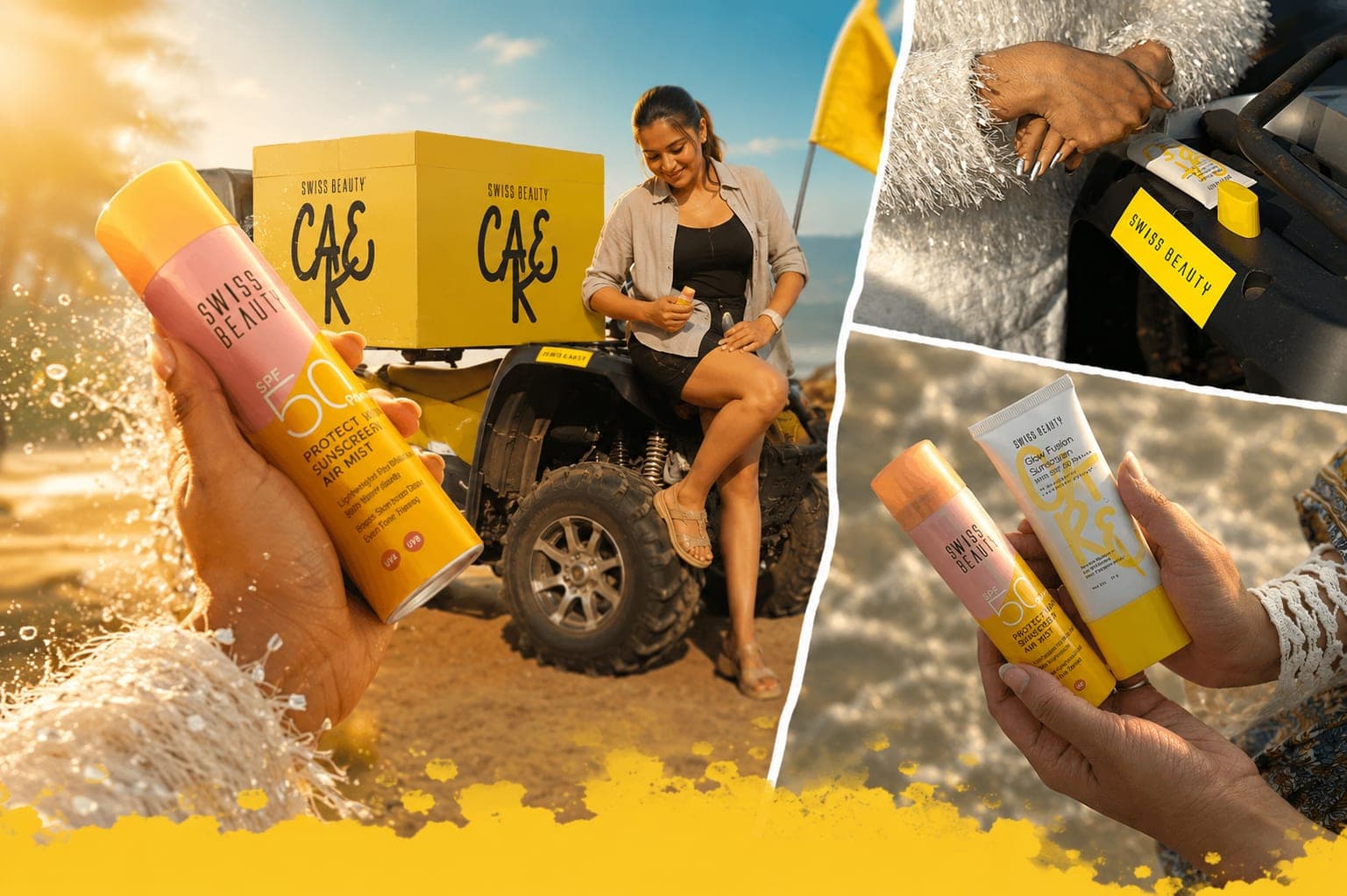 Swiss Beauty — 5,000 Sun-Tests in 3 Days: How Swiss Beauty Launched Its Sunscreen on Goa's Busiest Beach