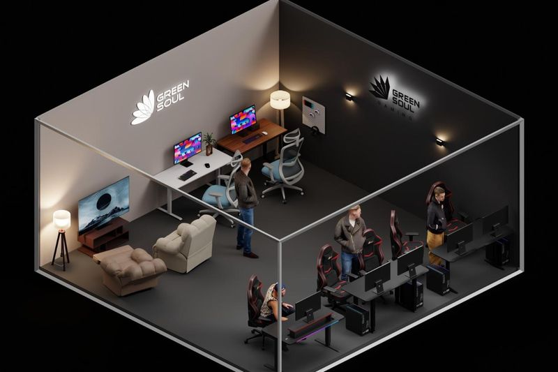 Green Soul Ergonomics Gaming & Work Experience Zone
